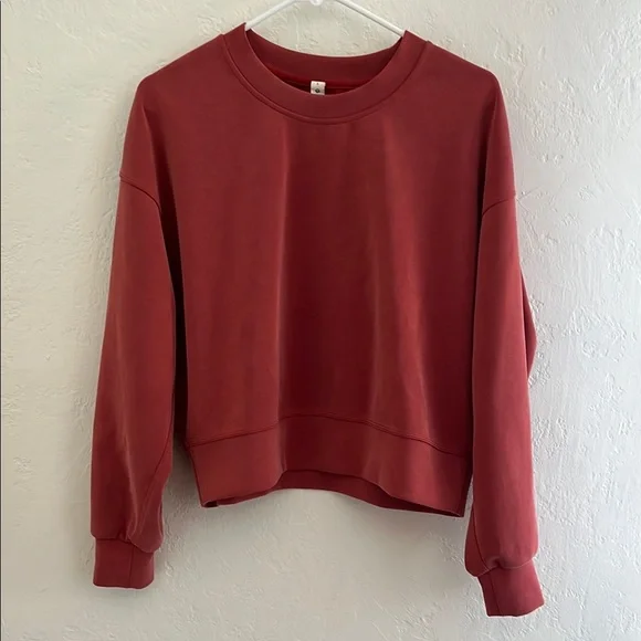 Lululemon Softstreme Perfectly Oversized Cropped Crew - Picture 2 of 5